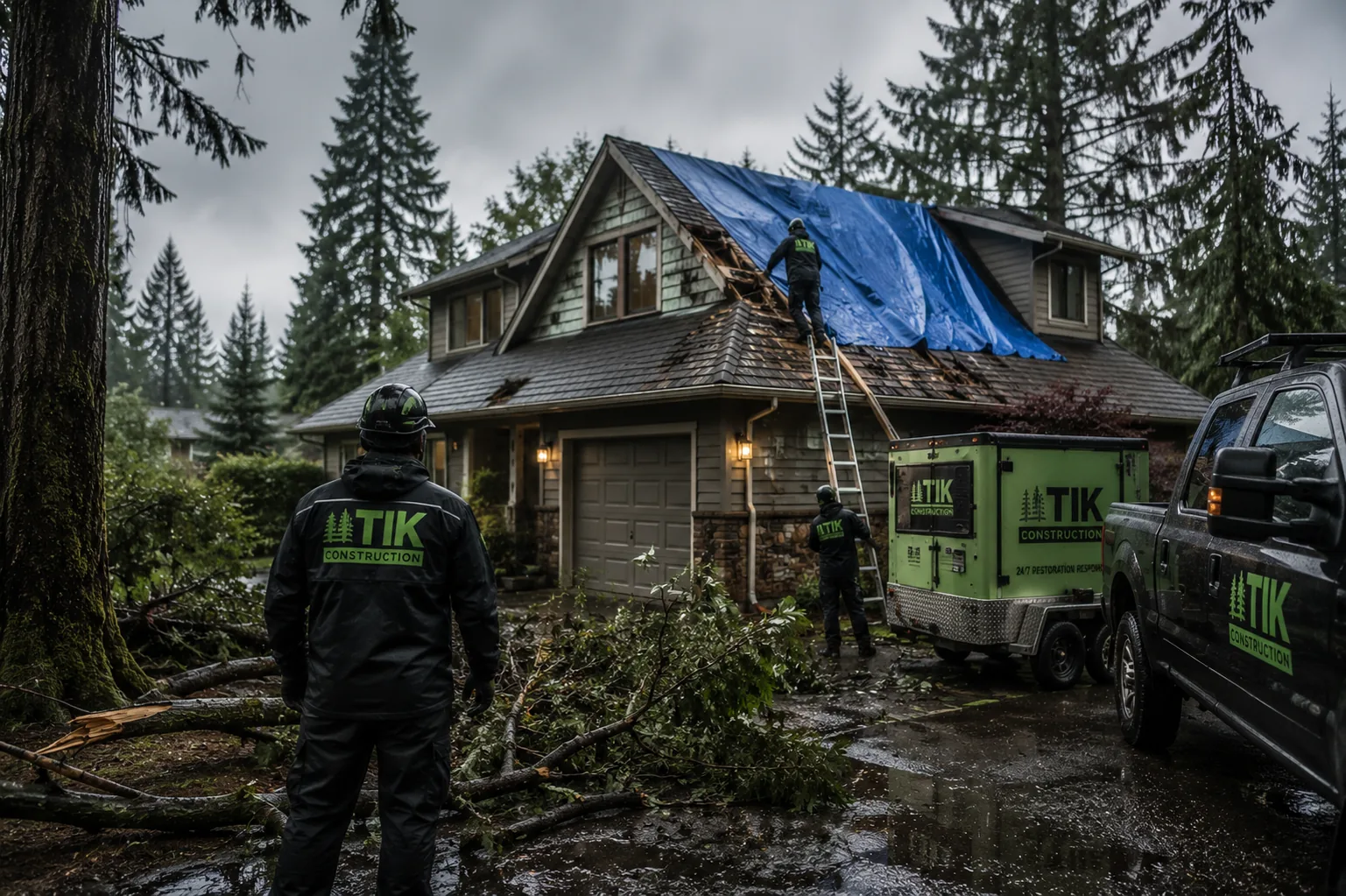Storm Damage — TIK Construction
